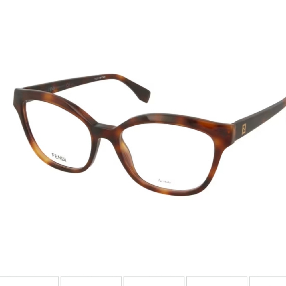 Fendi Women's Brown Tortoise Glasses